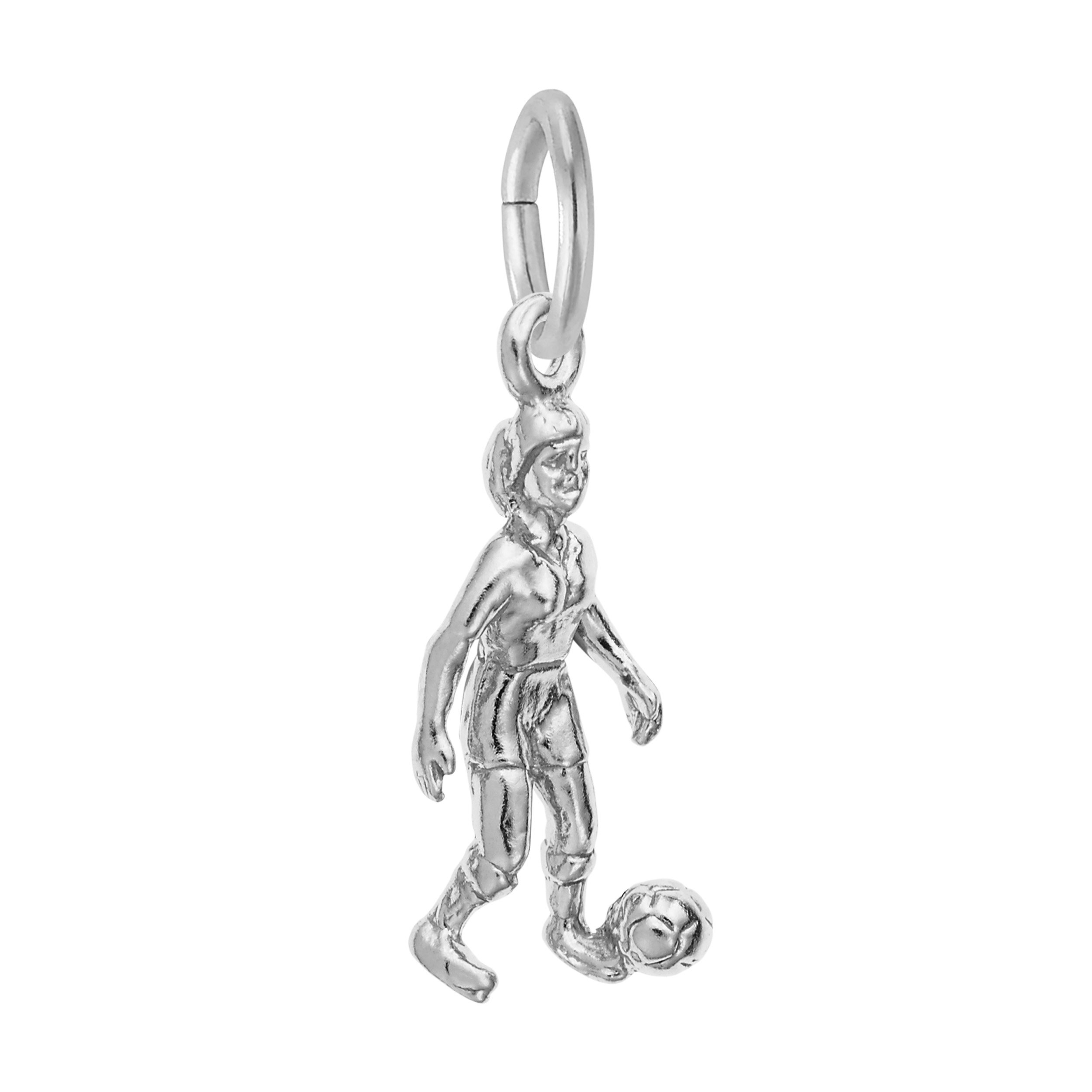 Female Soccer Player Charm