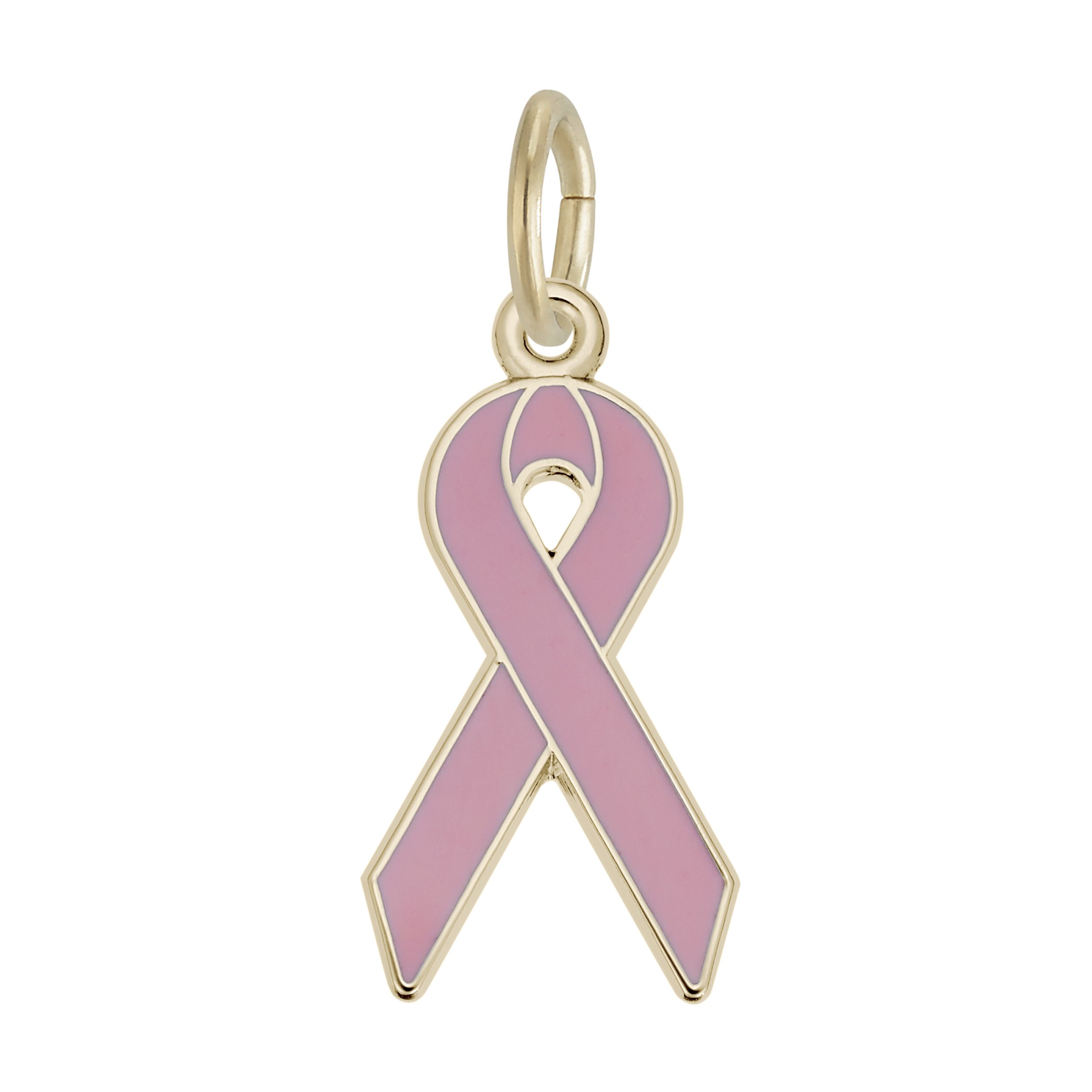Breast Cancer Awareness Ribbon Charm - Image 1