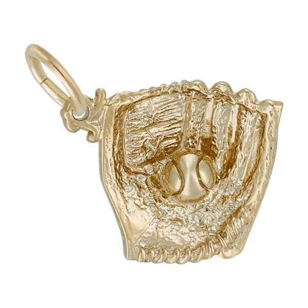 Baseball Glove with Ball Charm