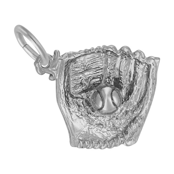 Baseball Glove with Ball Charm