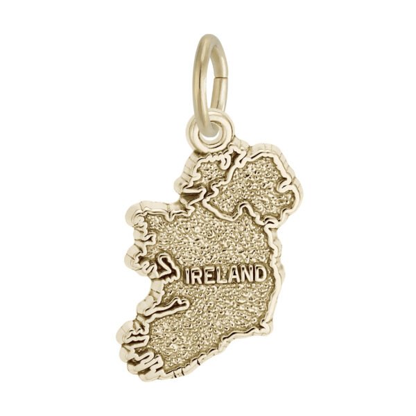 Ireland Map Charm