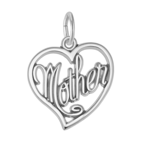 Mother Open Heart Charm