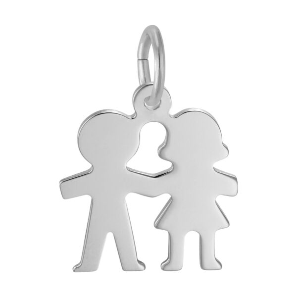 Boy & Girl Holding Hands Charm