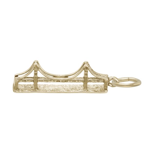 Golden Gate Bridge Silhouette Charm