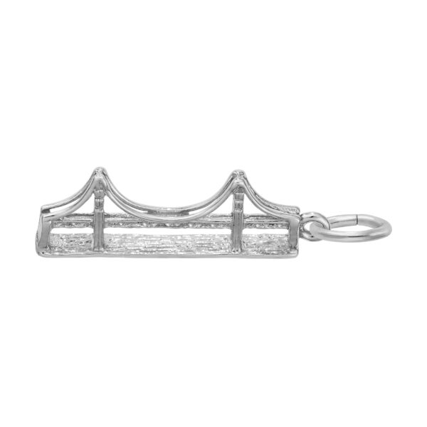Golden Gate Bridge Silhouette Charm
