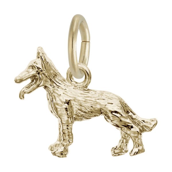 Small German Shepherd Dog Charm