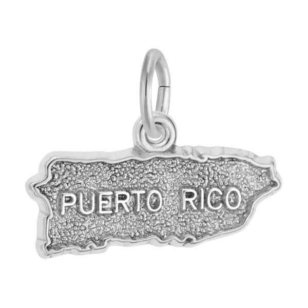 Puerto Rico Map Charm