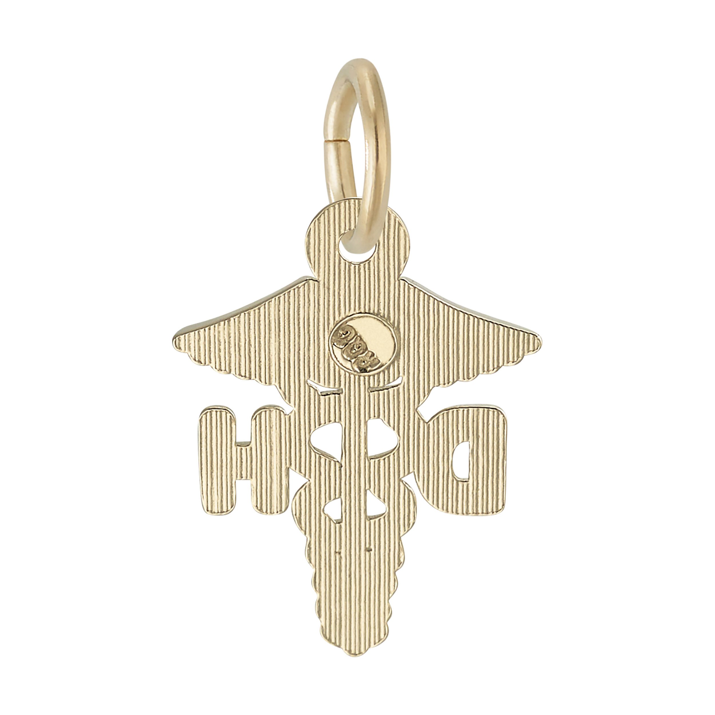 Dental Hygienist Caduceus Charm - Image 3