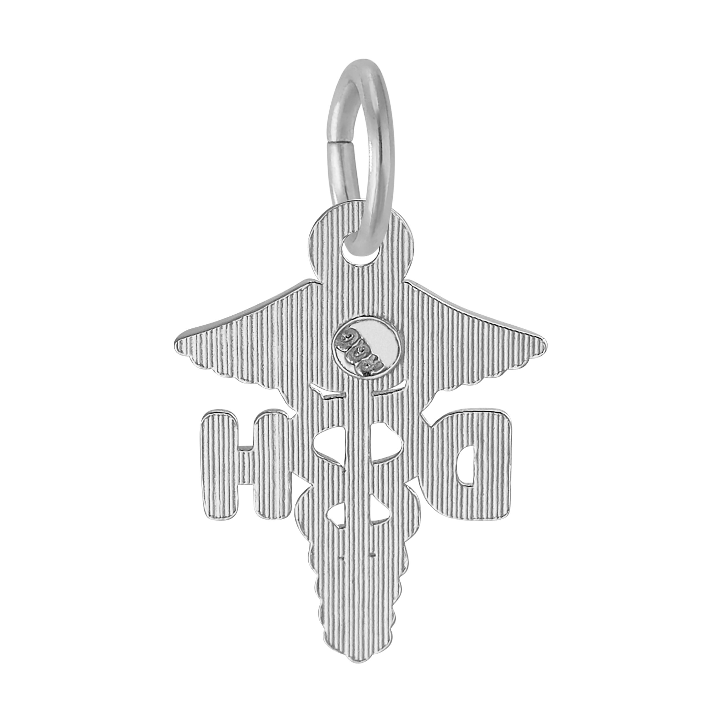 Dental Hygienist Caduceus Charm - Image 2