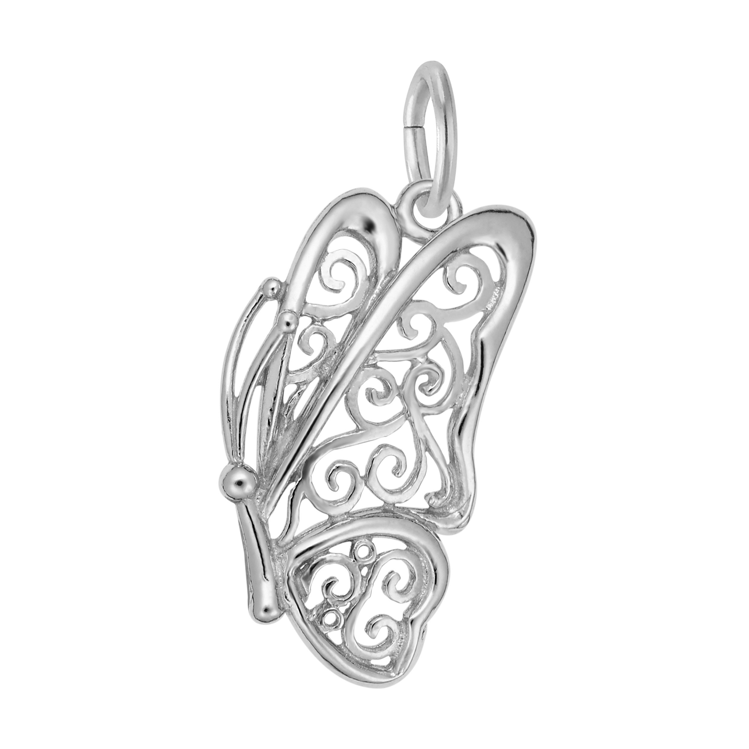 Filigree Butterfly Charm