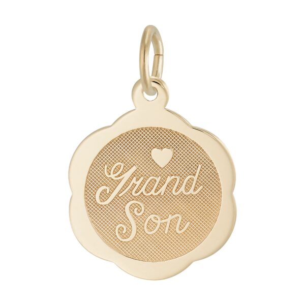 Grandson Disc Charm