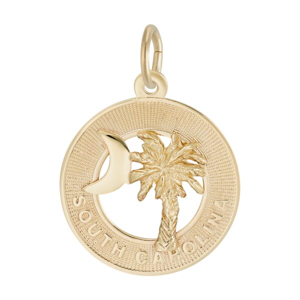 South Carolina Palmetto Ring Charm