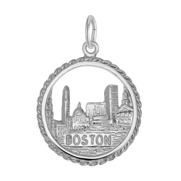 Boston Skyline Charm