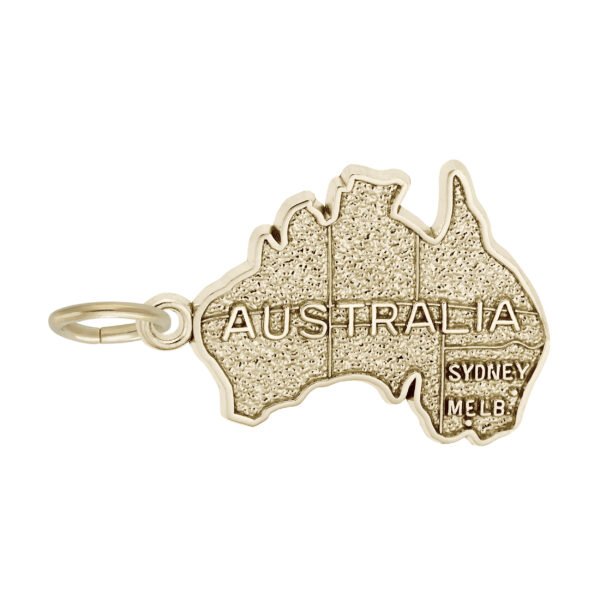 Australia Map Charm