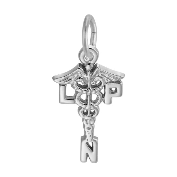 Licensed Practical Nurse Caduceus Charm