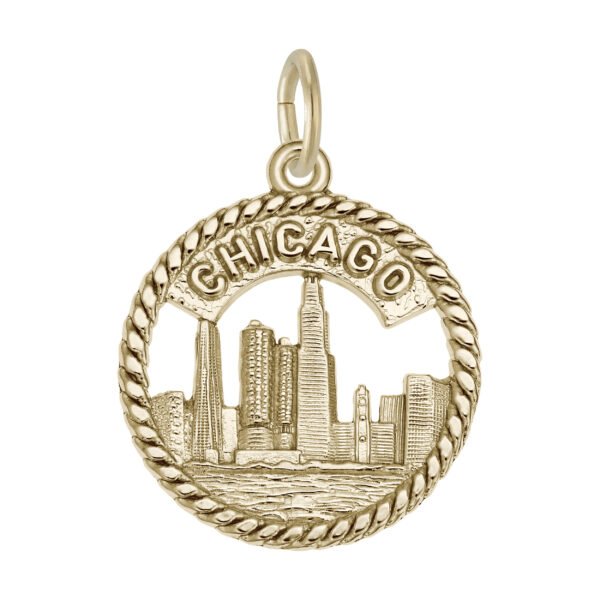 Chicago Skyline Charm
