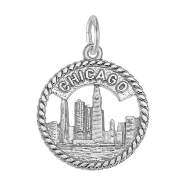 Chicago Skyline Charm