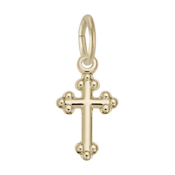 Bottony Cross Accent Charm
