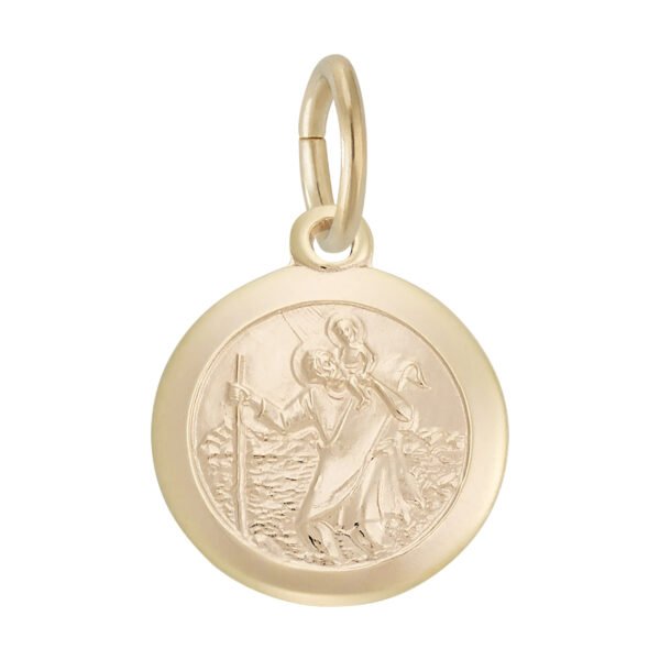Small St. Christopher Disc Charm