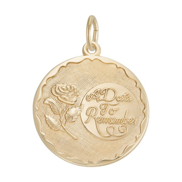 A Date to Remember with Rose Disc Charm