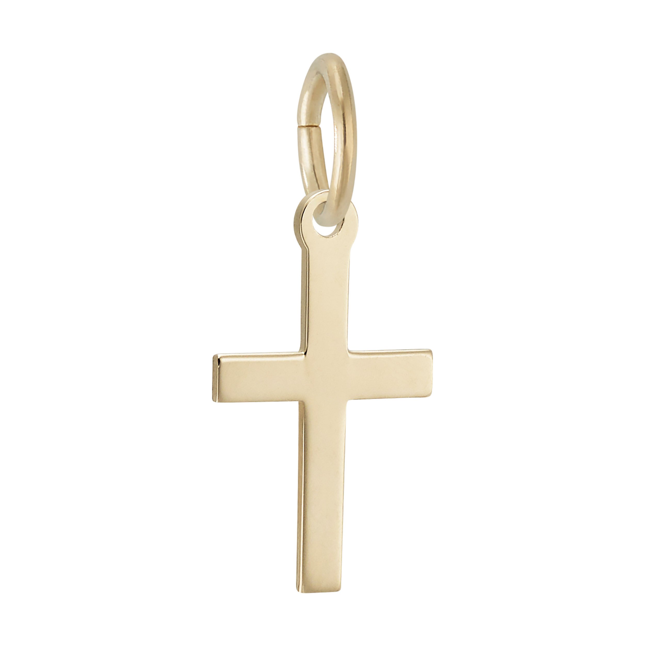 Small Plain Cross Charm - Image 5