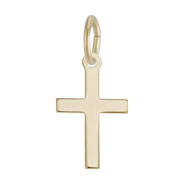 Small Plain Cross Charm