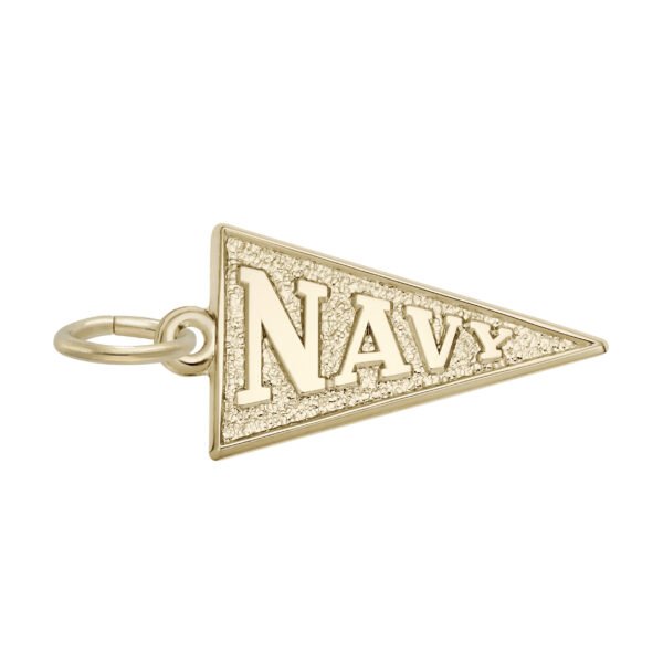 Navy Pennant Flag Charm