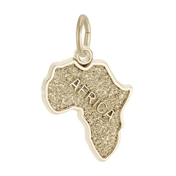 Africa Map Charm