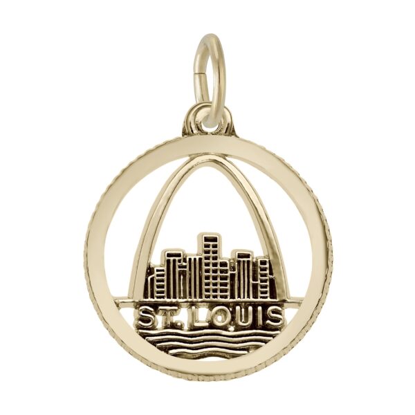 St. Louis Skyline Disc Charm