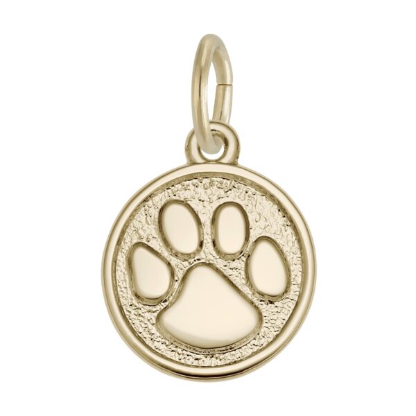Small Paw Print Charm