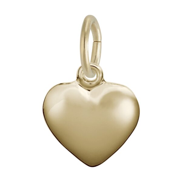 Small Puffy Heart Charm