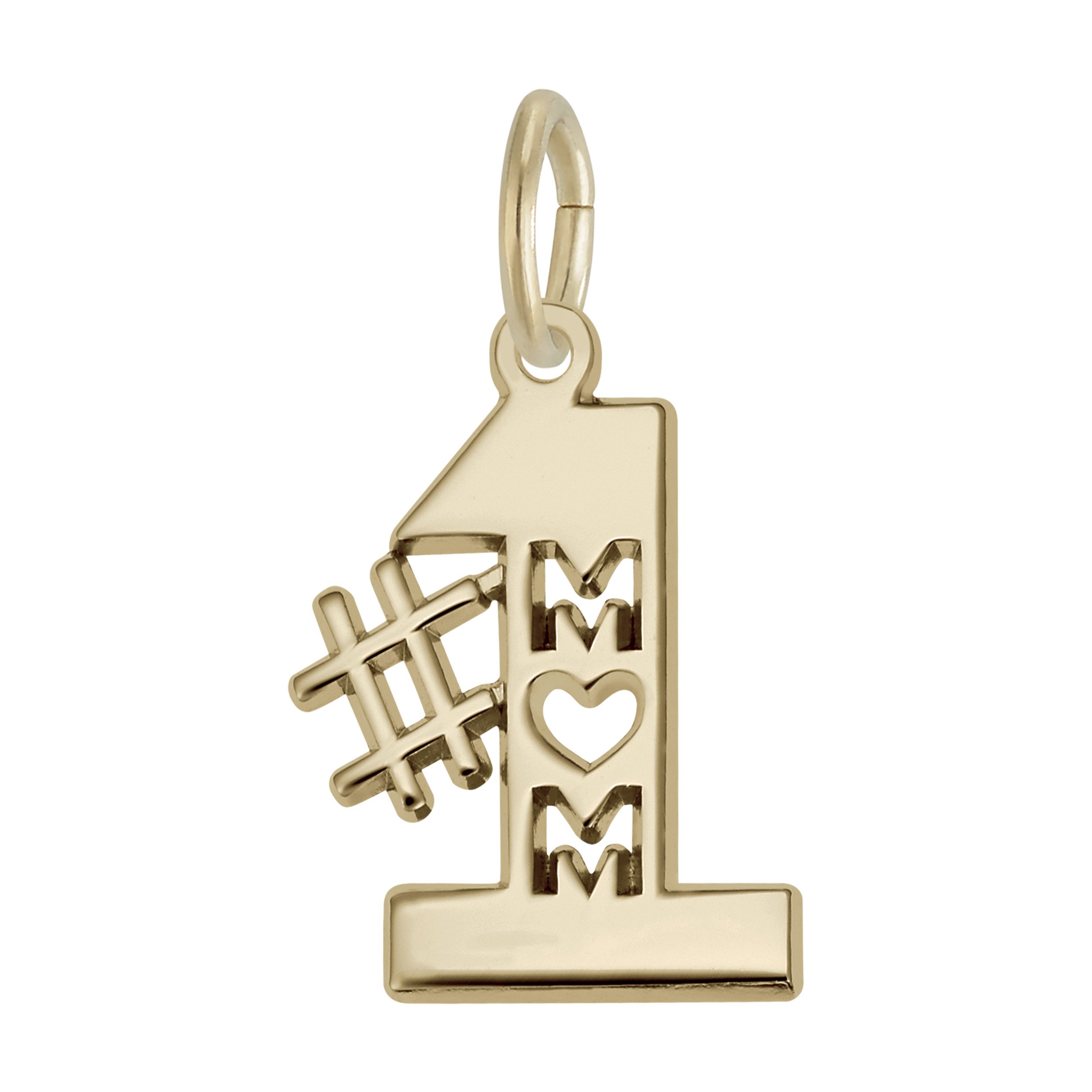 Number One Mom Charm - Image 1