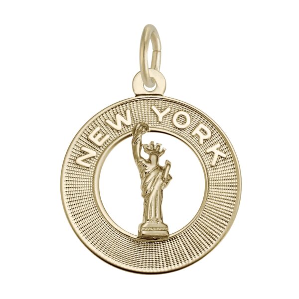 New York Statue of Liberty Ring Charm