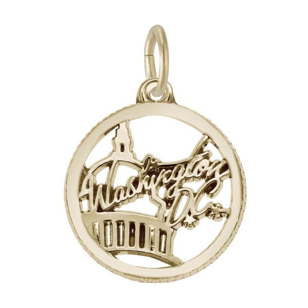 Washington DC Disc Charm