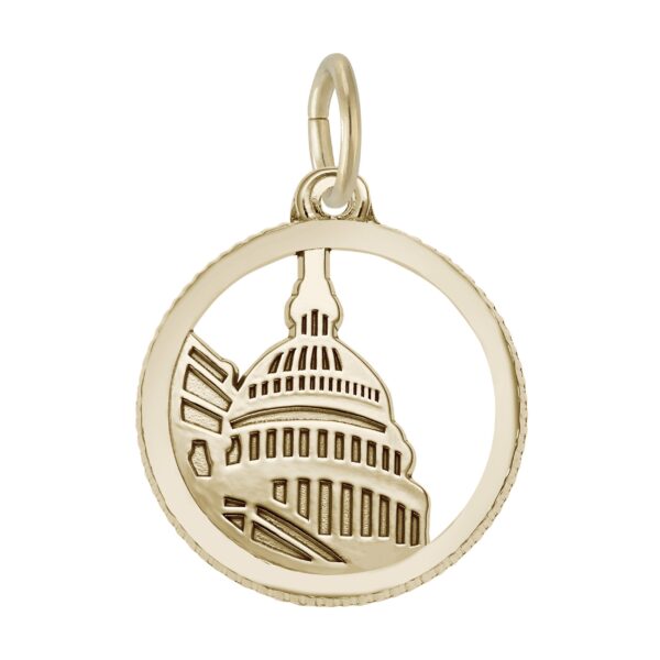 Capitol Building Disc Charm