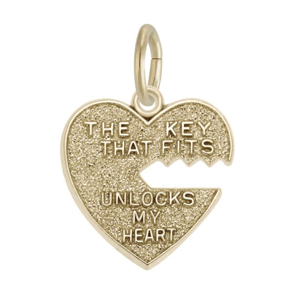 Key that Fits Heart Charm