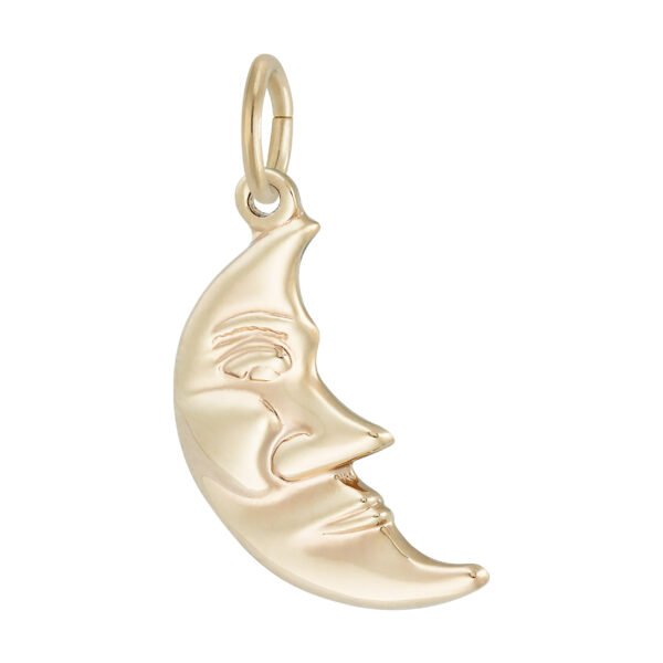 Half Moon with Face Charm