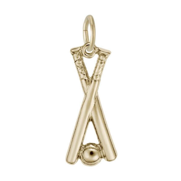 Baseball Bats with Baseball Charm