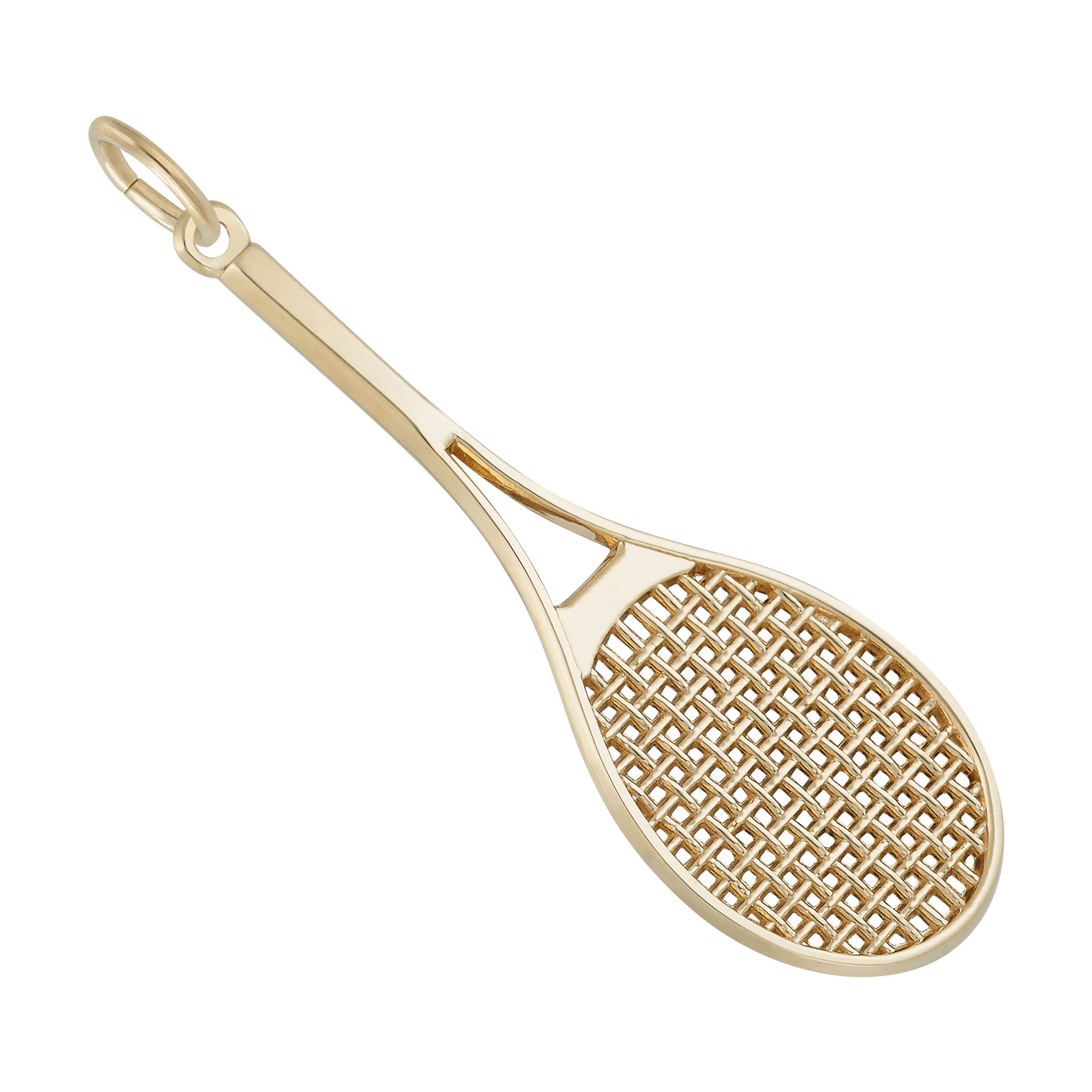 Oversize Tennis Racquet Charm - Image 3