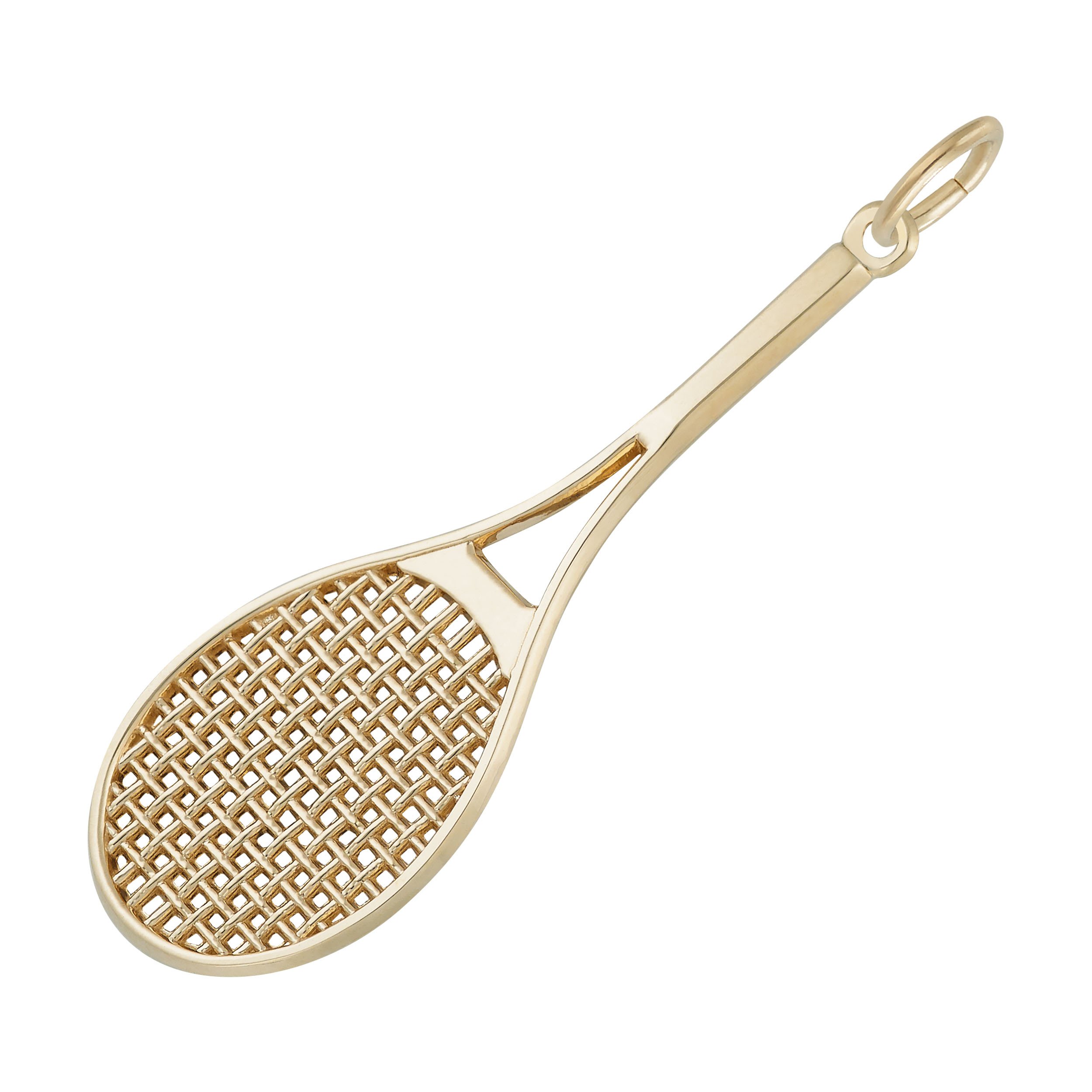 Oversize Tennis Racquet Charm - Image 1