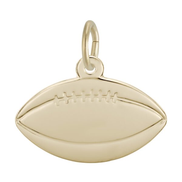 Flat Football Charm