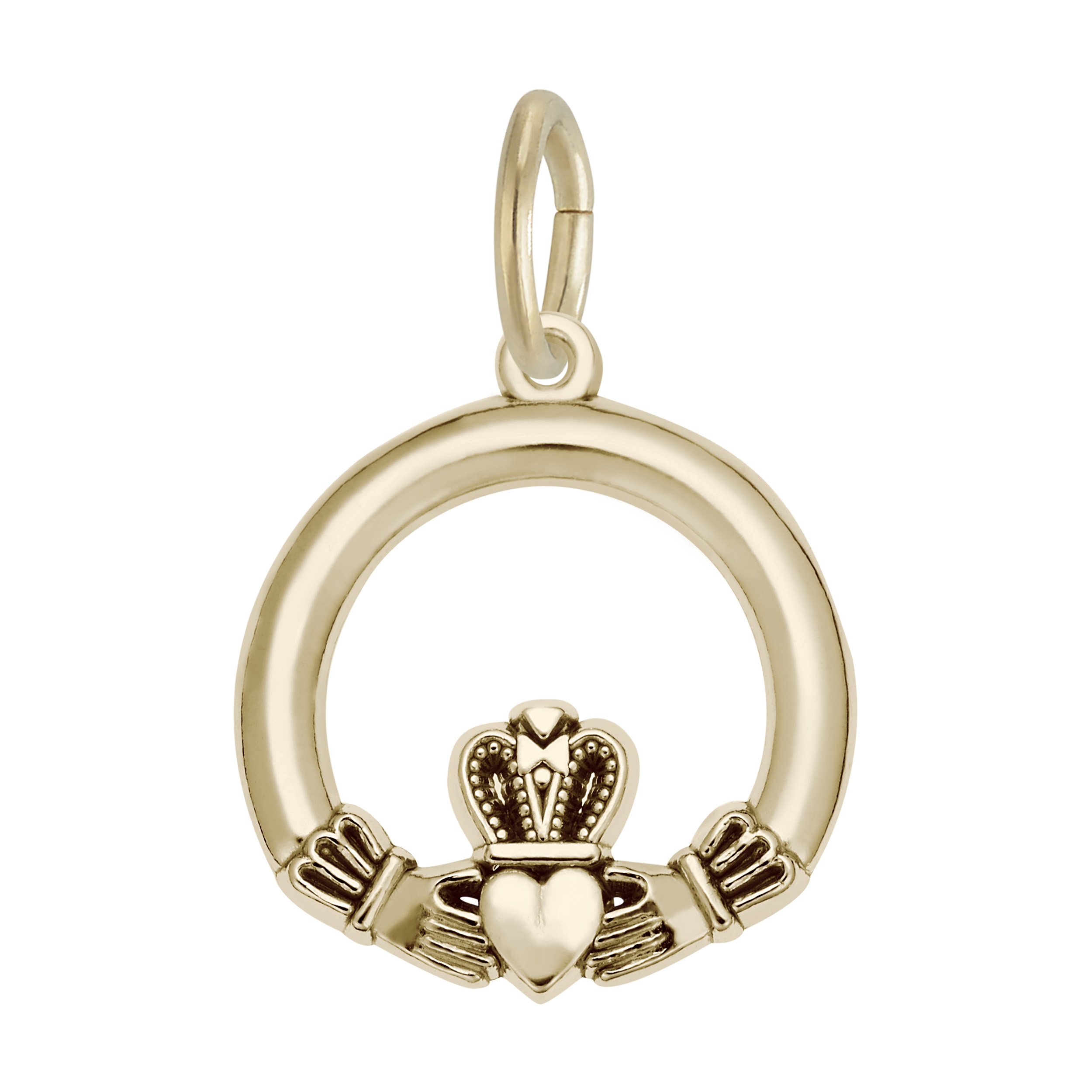 Petite Claddagh Charm - Image 1