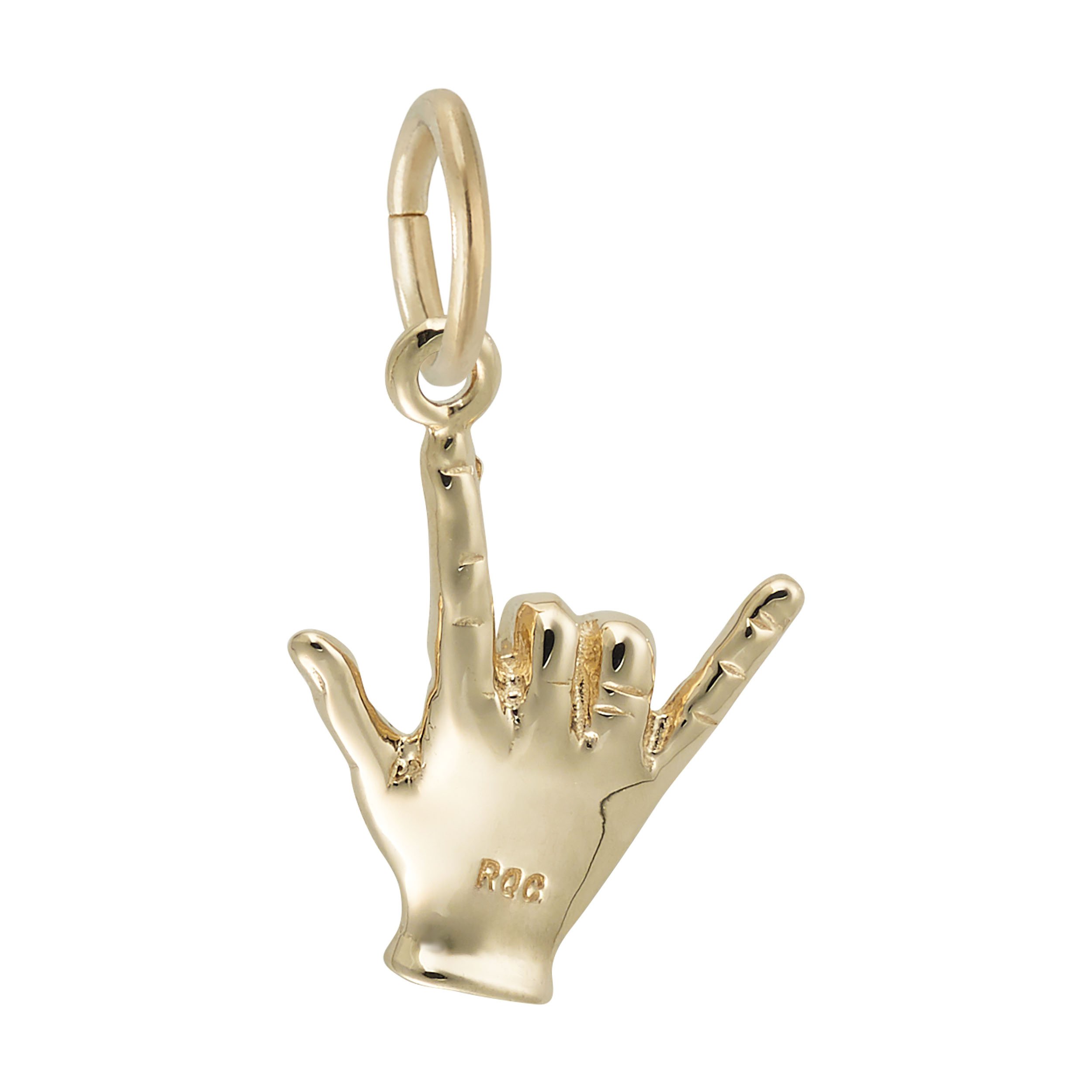 I Love You Hand Sign Charm - Image 3