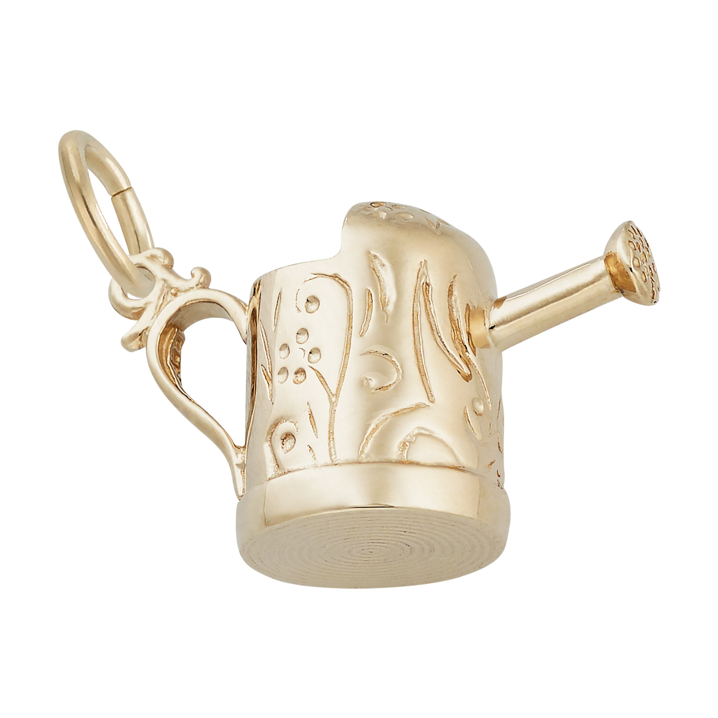 Watering Can with Swirl Decor Charm - Image 3