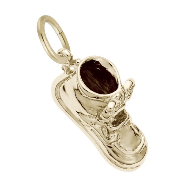 Baby Shoe with Laces Charm