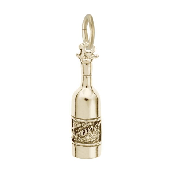 France Bordeaux Wine Bottle Charm