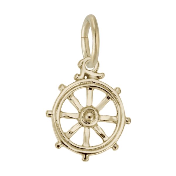 Ships Wheel Charm