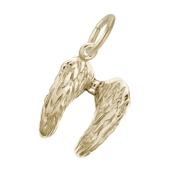 Small Angel Wings Charm