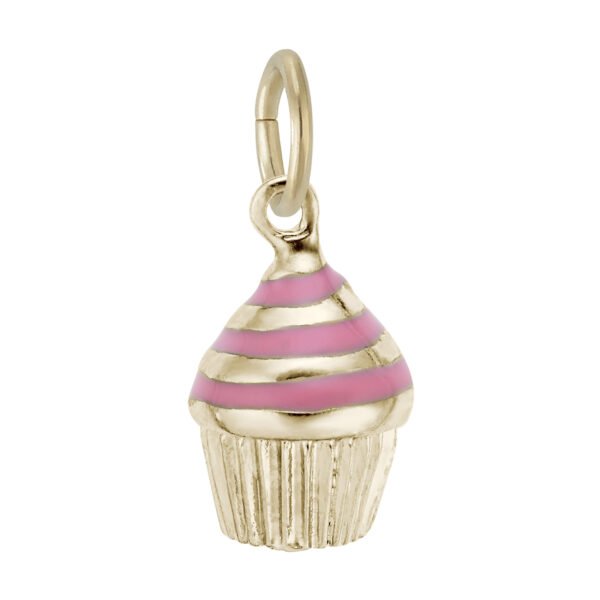 Swirl Cupcake Charm