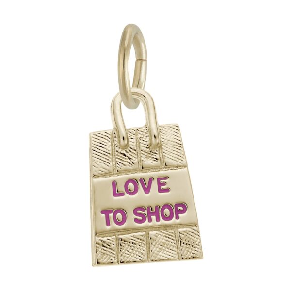 Love to Shop Bag Charm